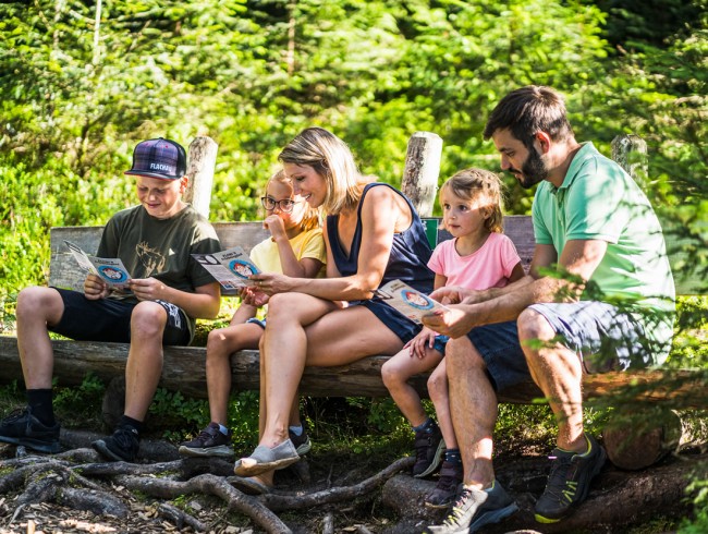 Wandern mit der Familie, Floris Erlebnispfad © Flachau Tourismus_Ulrich Grill