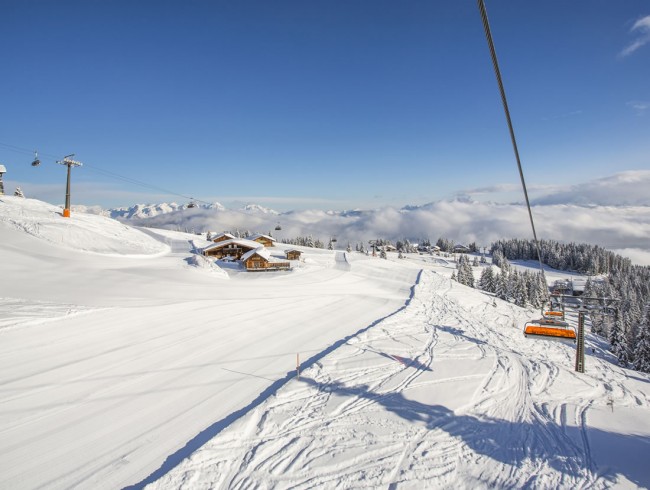 Bestens präparierte Skipisten in Flachau in Snow Space Salzburg © Flachau Tourismus